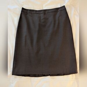 Ann Taylor Wool Blend Pencil Skirt - Size 4 Dark Brown